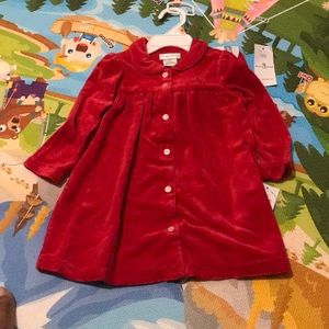 Red velvet dress by RL